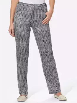 Трикотажные брюки Classic Basics, цвет Schwarz-Gestreift