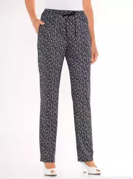 Трикотажные брюки Classic Basics, цвет Schwarz-Millefleurs