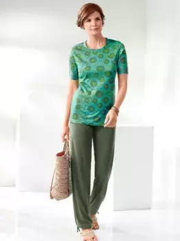 Трикотажные брюки Classic Basics, оливковый