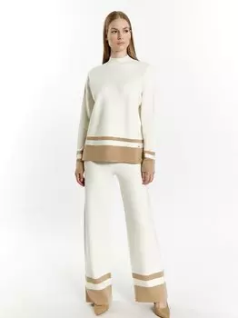 Трикотажные брюки Dreimaster, бежевый