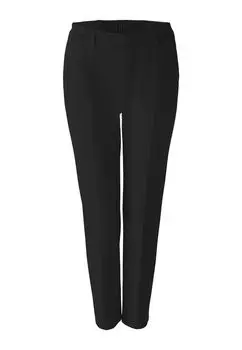 Трикотажные брюки фейлия Oui, черный