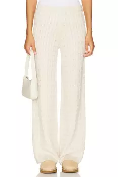Трикотажные брюки Hannah Tularosa, light beige