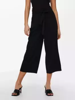 Трикотажные брюки JDY "JDYTANJA CULOTTE PANT JRS NOOS", черный