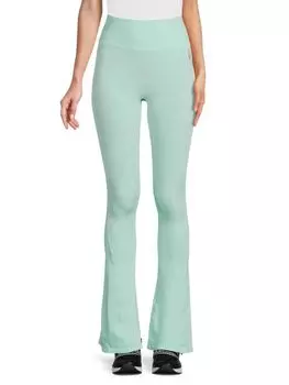 Трикотажные брюки-клеш Rich Soul Free People, цвет Jade Ice