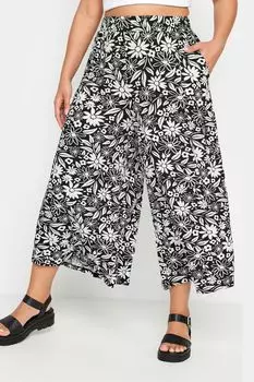 Трикотажные брюки-кюлоты Midaxi Yours, черный