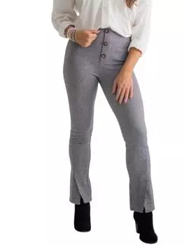 Трикотажные брюки Natalie черного/белого цвета falcon park