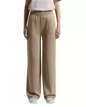 Трикотажные брюки-палаццо Peserico, коричневый