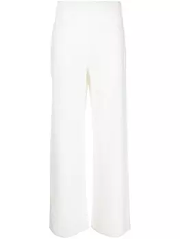 Трикотажные брюки прямого кроя Fabiana Filippi, белый