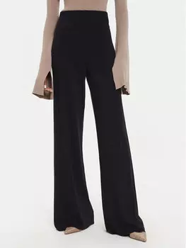 Трикотажные брюки regular fit Kontatto, черный