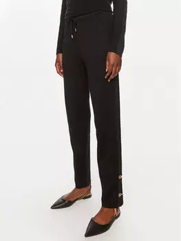 Трикотажные брюки regular fit Liu Jo, черный