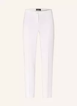 Трикотажные брюки розовые Cambio, белый