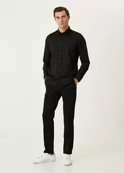 Трикотажные брюки с кулиской на талии. Beymen Club, черный