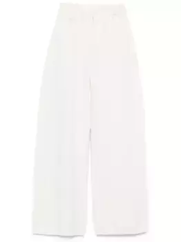 Трикотажные брюки широкого кроя Aya Muse, белый