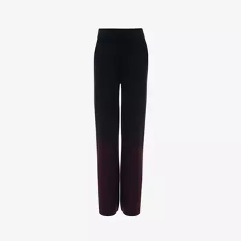 Трикотажные брюки широкого кроя с завязками на талии Leem, черный