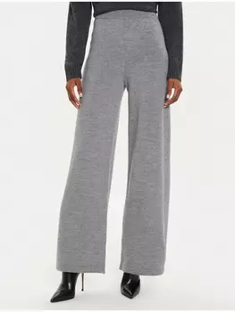 Трикотажные брюки стандартного кроя Weekend Max Mara, серый