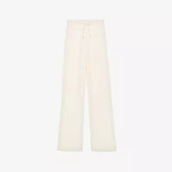 Трикотажные брюки свободного кроя Macmic с эластичной резинкой на талии Claudie Pierlot, цвет naturels