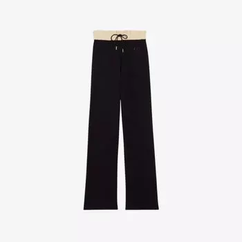 Трикотажные брюки свободного кроя Macmic с эластичной резинкой на талии Claudie Pierlot, цвет bleus