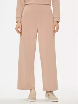 Трикотажные брюки свободного кроя United Colors Of Benetton, бежевый