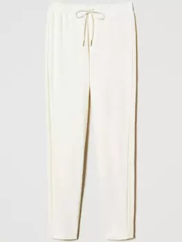 Трикотажные брюки TWINSET, белый