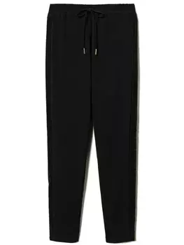 Трикотажные брюки TWINSET, черный