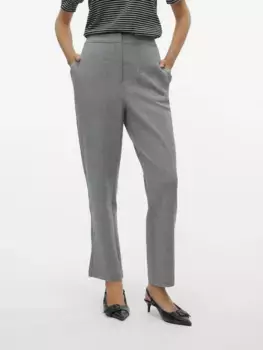 Трикотажные брюки Vero Moda "VMJULIA NW ANKEL PANTS JRS NOOS", серый