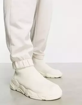 Трикотажные кроссовки ASOS DESIGN, серый