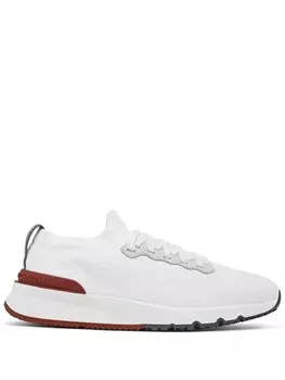 Трикотажные кроссовки Brunello Cucinelli, белый