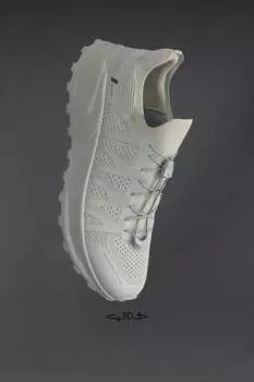 Трикотажные кроссовки для бега ZARA, белый