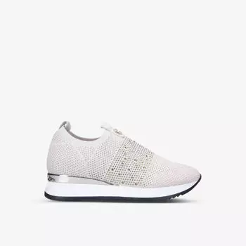 Трикотажные кроссовки Janeiro с декором Carvela, цвет bone