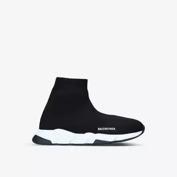Трикотажные кроссовки Speed со средней посадкой 3-7 лет Balenciaga, черный