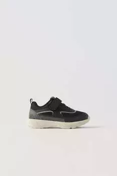 Трикотажные кроссовки ZARA, черный