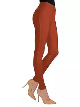 Трикотажные леггинсы Memoi чинос из смесового хлопка, оранжевый