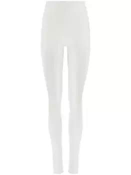 Трикотажные леггинсы с молнией Ferragamo, белый