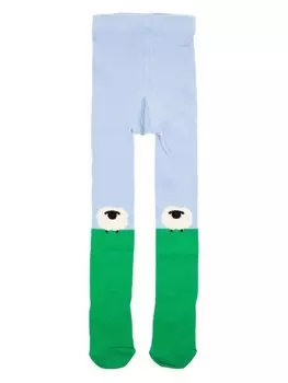 Трикотажные легинсы Stella McCartney Kids, синий