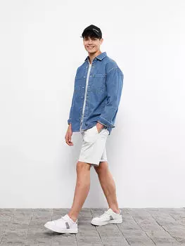 Трикотажные мужские шорты со стандартной выкройкой LCW Casual