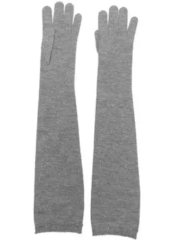 Трикотажные перчатки Brunello Cucinelli, серый