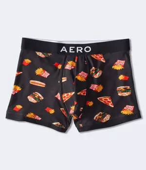 Трикотажные плавки фаст-фуд Aeropostale, черный