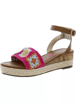 Трикотажные сандалии Karlee для девочек с открытой пяткой спереди Steve Madden, фуксия