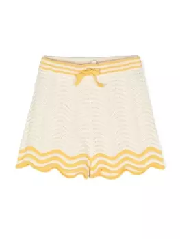 Трикотажные шорты Alight ZIMMERMANN Kids, желтый
