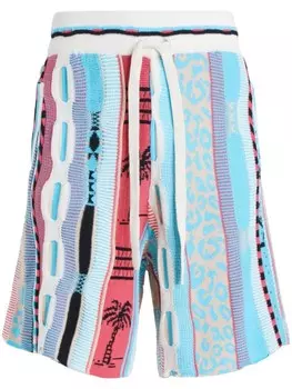 Трикотажные шорты-бермуды Laneus, синий