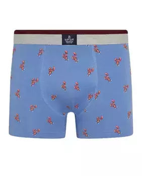 Трикотажные шорты-боксеры с принтом Kiff-Kiff, синий