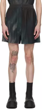 Трикотажные шорты цвета хаки и черного цвета с вставками Gerrit Jacob