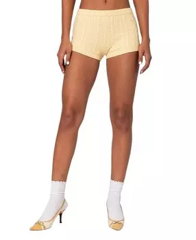 Трикотажные шорты Edicted Raegan Edikted, желтый