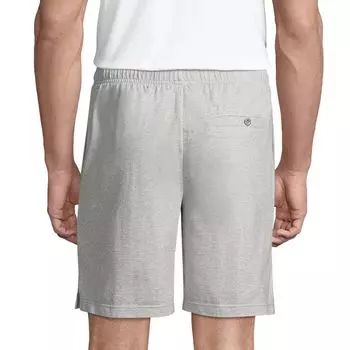 Трикотажные шорты из джерси Big & Tall Lands' End, черный