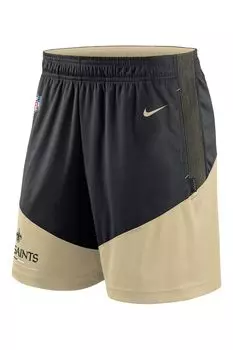 Трикотажные шорты Nike New Orleans Saints On-field Dri-Fit Nike, черный