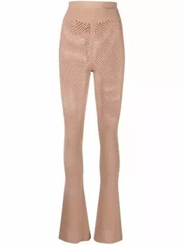 Трикотажные шорты с перфорацией ANDREDAMO, нейтральный цвет