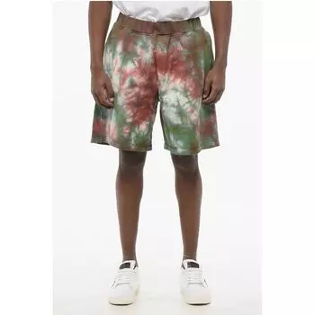 Трикотажные шорты с принтом тай-дай и эластичным поясом Dsquared2, Multicolor