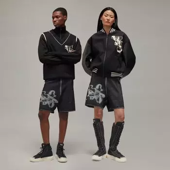 Трикотажные шорты с рисунком Y-3 Adidas