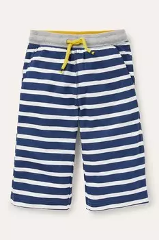 Трикотажные шорты свободного кроя Boden, синий