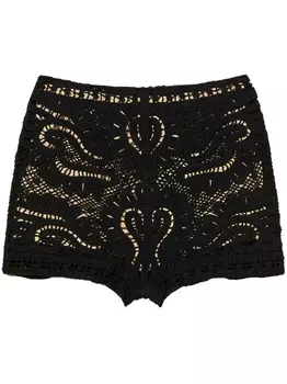 Трикотажные шорты TWINSET, черный